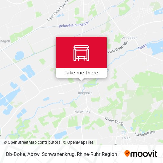 Db-Boke, Abzw. Schwanenkrug map