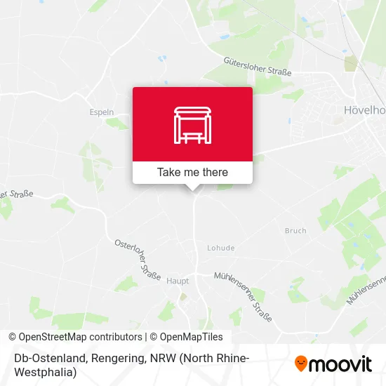 Db-Ostenland, Rengering map