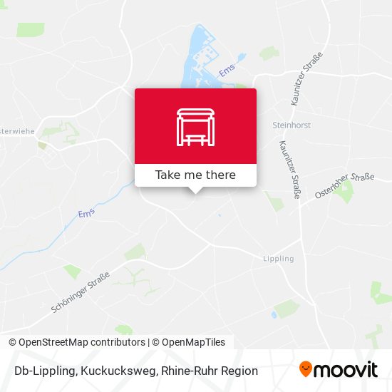 Db-Lippling, Kuckucksweg map
