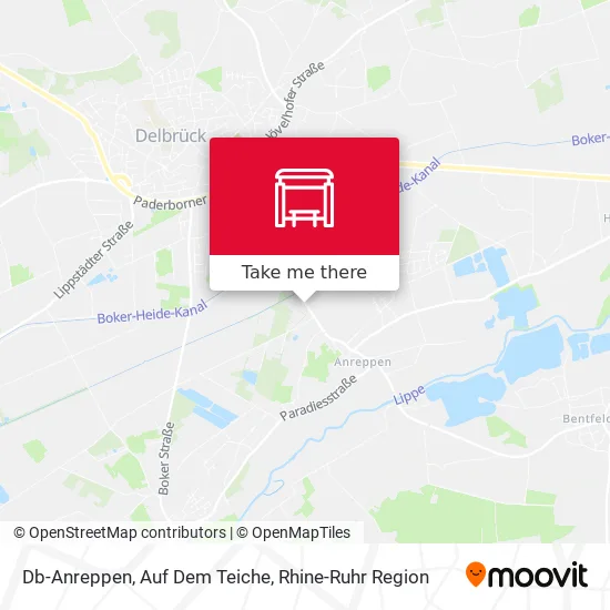 Карта Db-Anreppen, Auf Dem Teiche