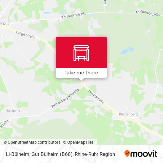 Li-Bülheim, Gut Bülheim (B68) map