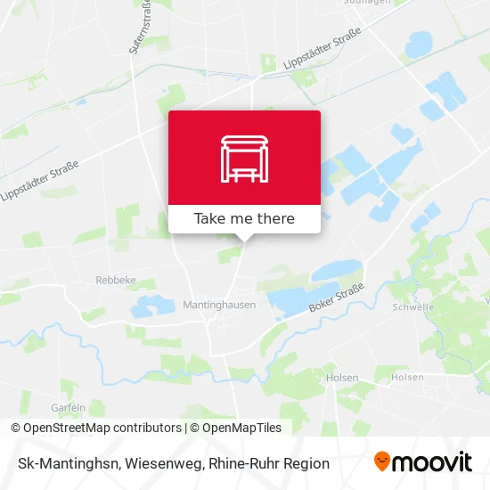 Карта Sk-Mantinghsn, Wiesenweg