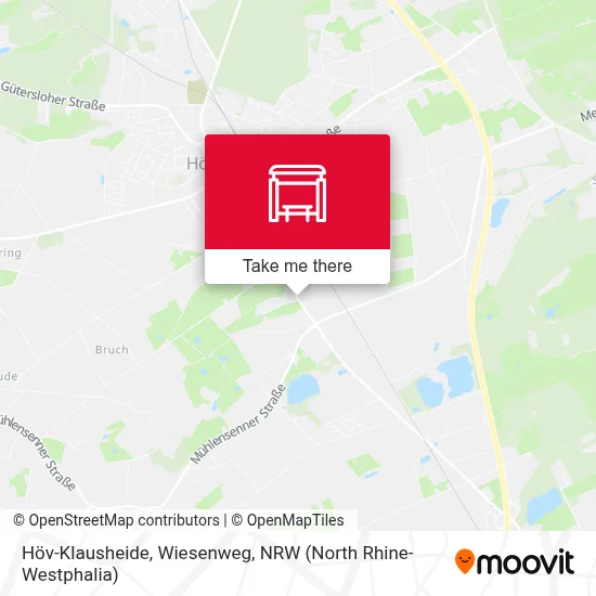 Höv-Klausheide, Wiesenweg map