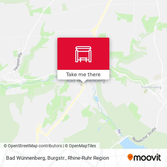 Bad Wünnenberg, Burgstr. map