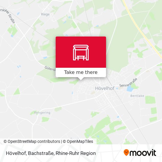 Hövelhof, Bachstraße map