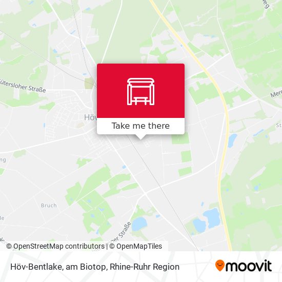 Höv-Bentlake, am Biotop map