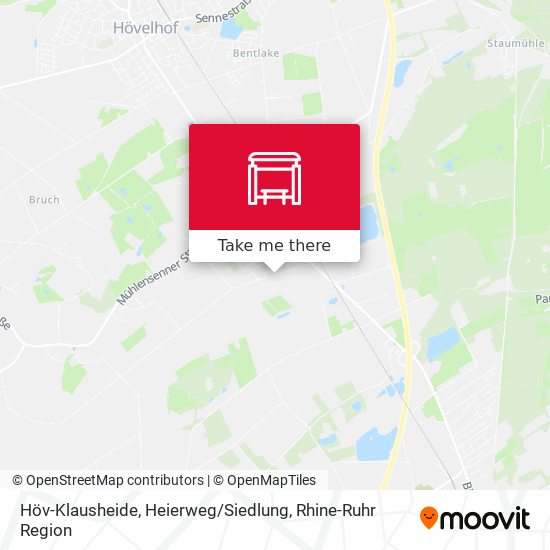 Höv-Klausheide, Heierweg / Siedlung map