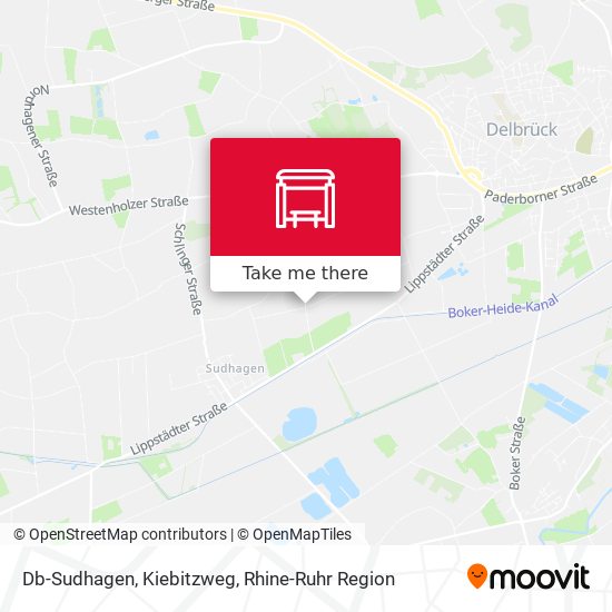 Карта Db-Sudhagen, Kiebitzweg