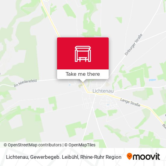 Lichtenau, Gewerbegeb. Leibühl map