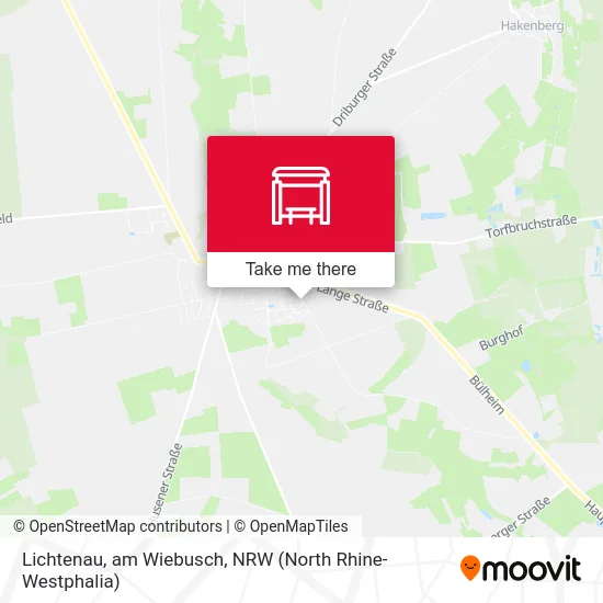 Lichtenau, am Wiebusch map