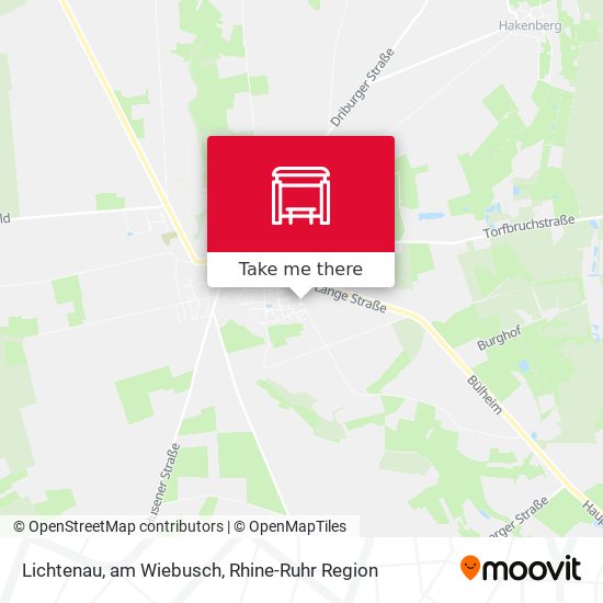 Lichtenau, am Wiebusch map