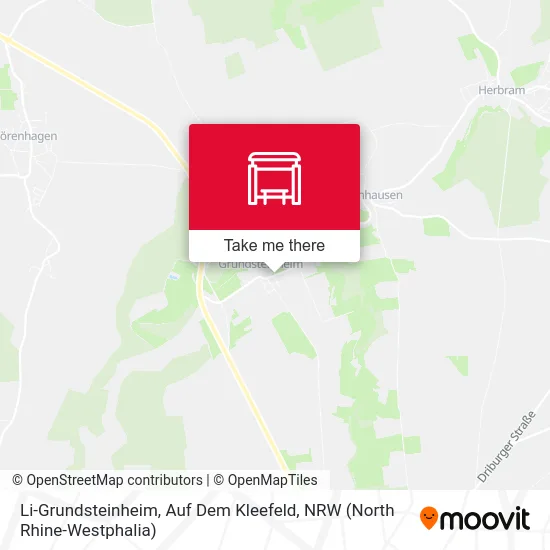 Карта Li-Grundsteinheim, Auf Dem Kleefeld