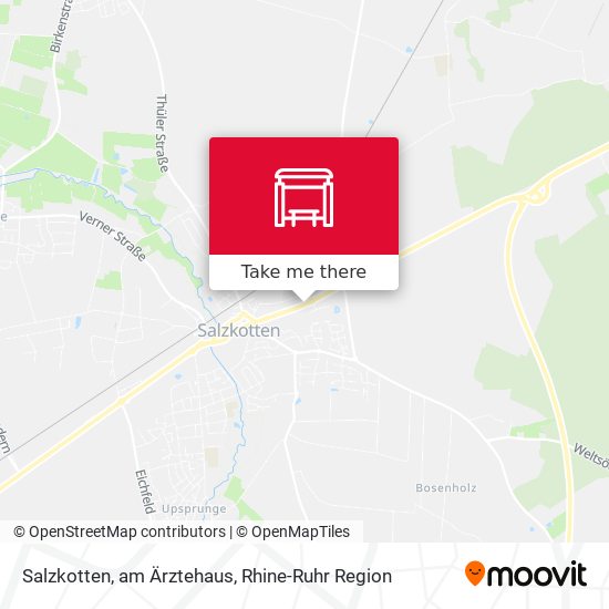 Salzkotten, am Ärztehaus map