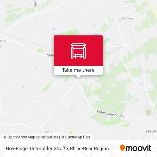 Höv-Riege, Detmolder Straße map