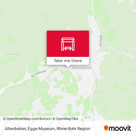 Altenbeken, Egge-Museum map