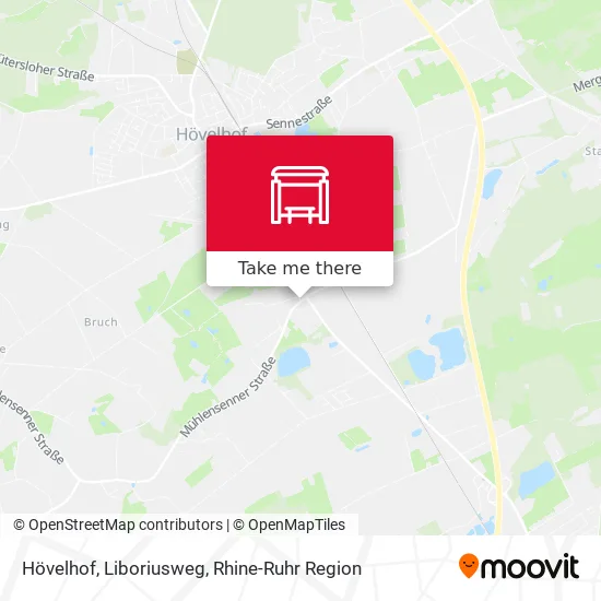 Карта Hövelhof, Liboriusweg
