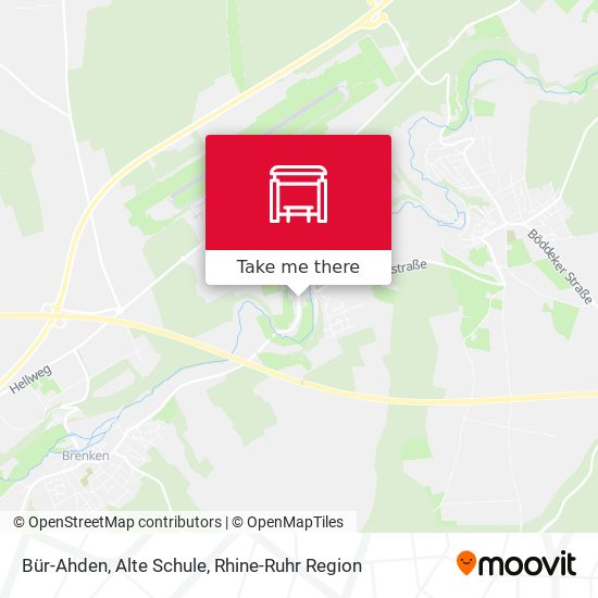 Bür-Ahden, Alte Schule map