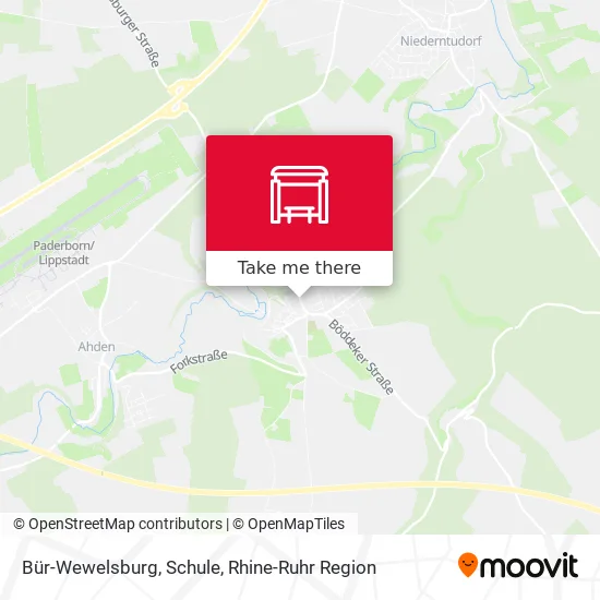 Карта Bür-Wewelsburg, Schule