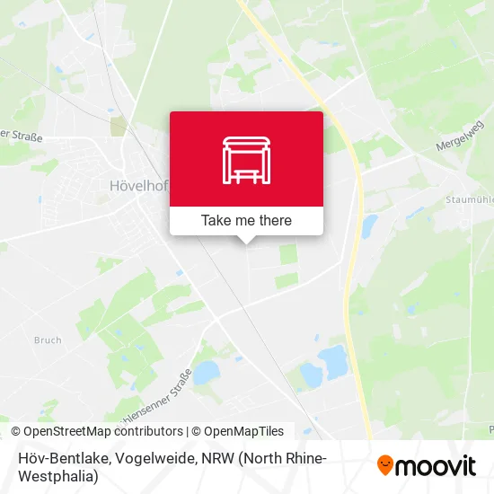 Höv-Bentlake, Vogelweide map