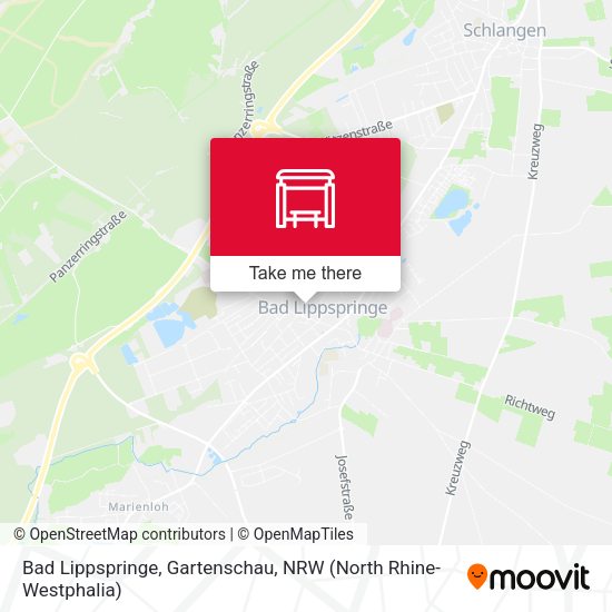 Bad Lippspringe, Gartenschau map