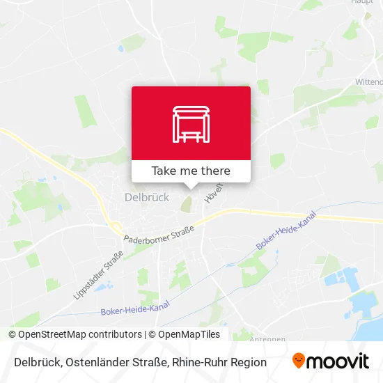 Карта Delbrück, Ostenländer Straße