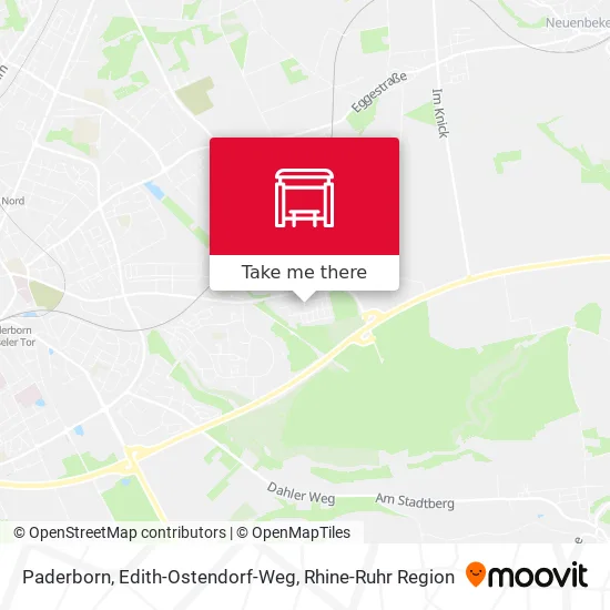 Карта Paderborn, Edith-Ostendorf-Weg