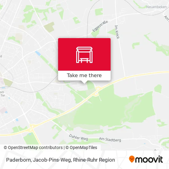 Карта Paderborn, Jacob-Pins-Weg