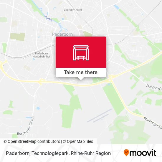Карта Paderborn, Technologiepark