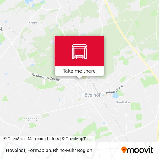 Hövelhof, Formaplan map