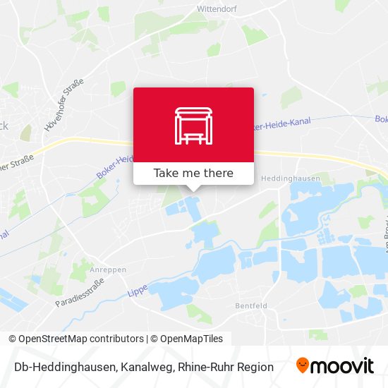 Db-Heddinghausen, Kanalweg map