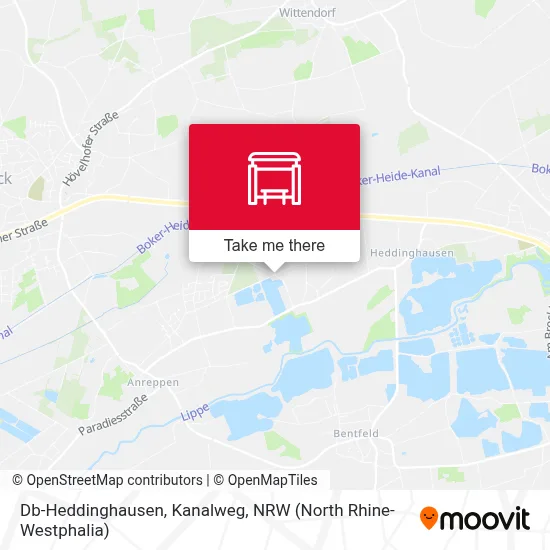 Db-Heddinghausen, Kanalweg map