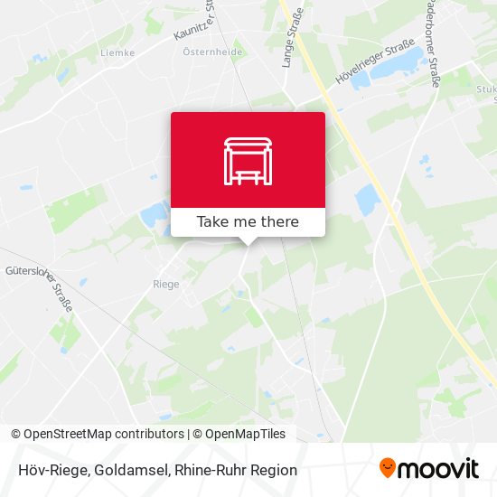 Höv-Riege, Goldamsel map