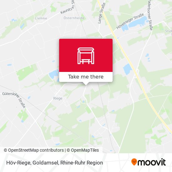 Höv-Riege, Goldamsel map