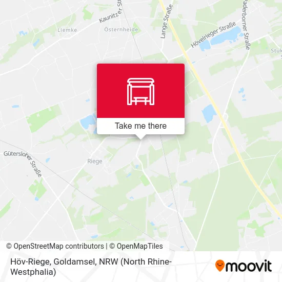 Höv-Riege, Goldamsel map