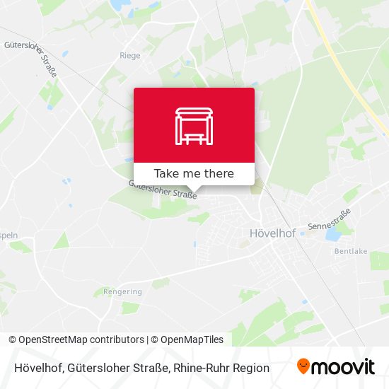 Hövelhof, Gütersloher Straße map