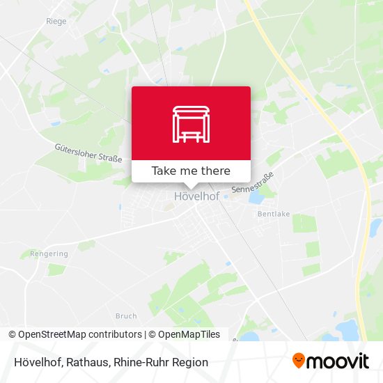 Hövelhof, Rathaus map