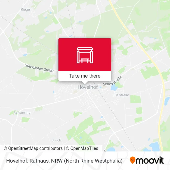 Hövelhof, Rathaus map