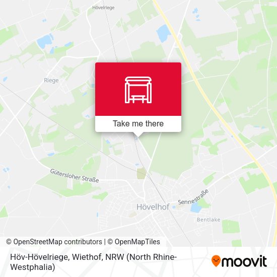 Höv-Hövelriege, Wiethof map