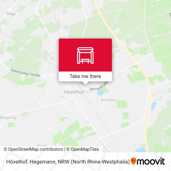 Hövelhof, Hegemann map