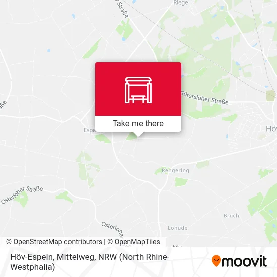 Höv-Espeln, Mittelweg map