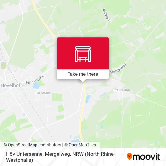 Höv-Untersenne, Mergelweg map