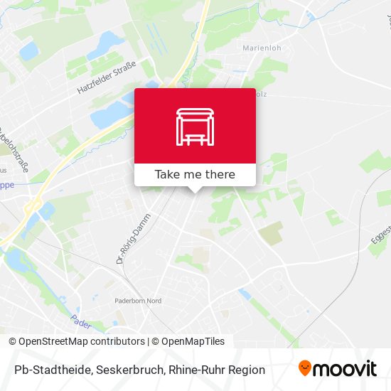 Pb-Stadtheide, Seskerbruch map