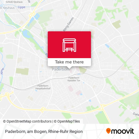 Карта Paderborn, am Bogen