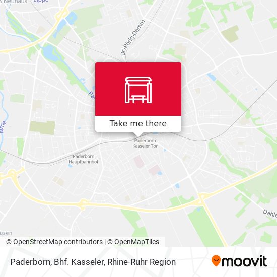 Карта Paderborn, Bhf. Kasseler