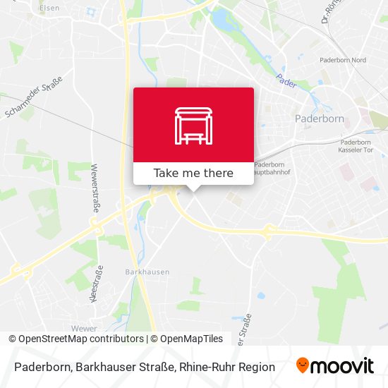 Карта Paderborn, Barkhauser Straße