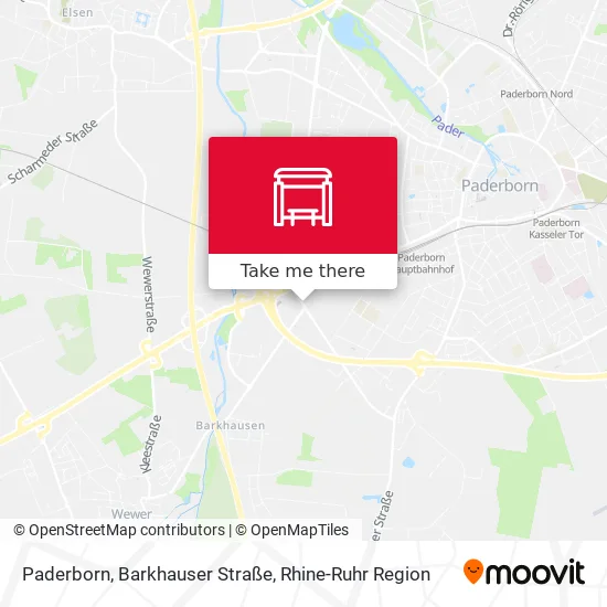 Карта Paderborn, Barkhauser Straße