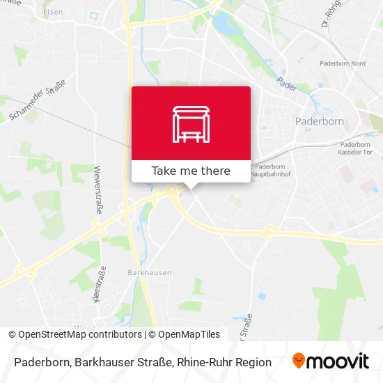 Карта Paderborn, Barkhauser Straße