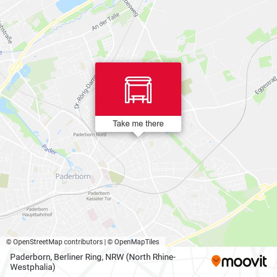 Paderborn, Berliner Ring map