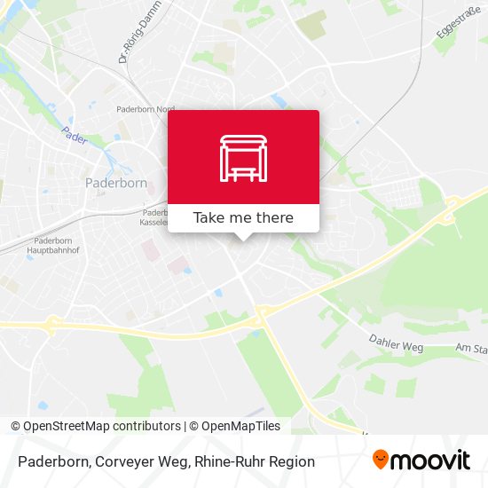 Карта Paderborn, Corveyer Weg