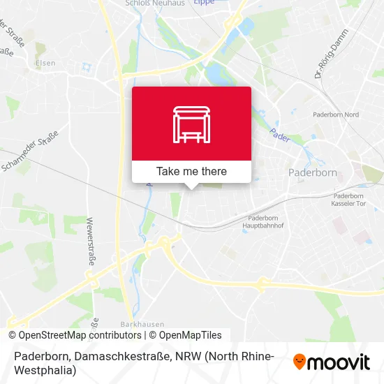 Paderborn, Damaschkestraße map